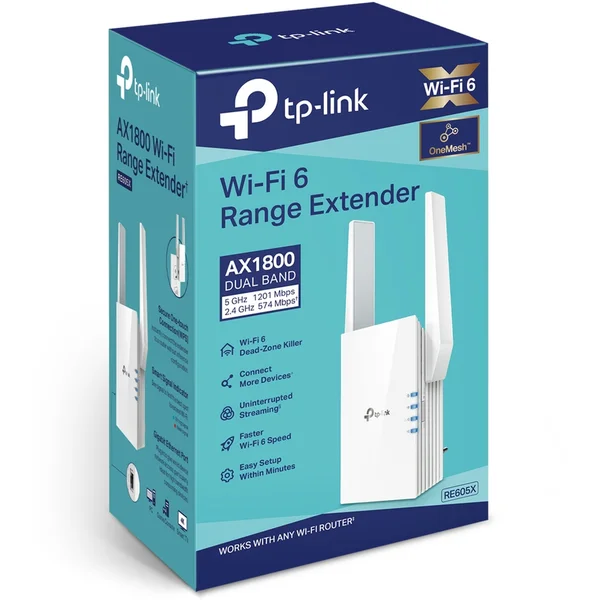 TP-Link RE605X extender - Wi-Fi extendery - Obrázok 97YT000501