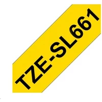 Brother Tze-SL661 páska čierna na žltom 36 mm extra lepidlo - Pásky pre štítkovače