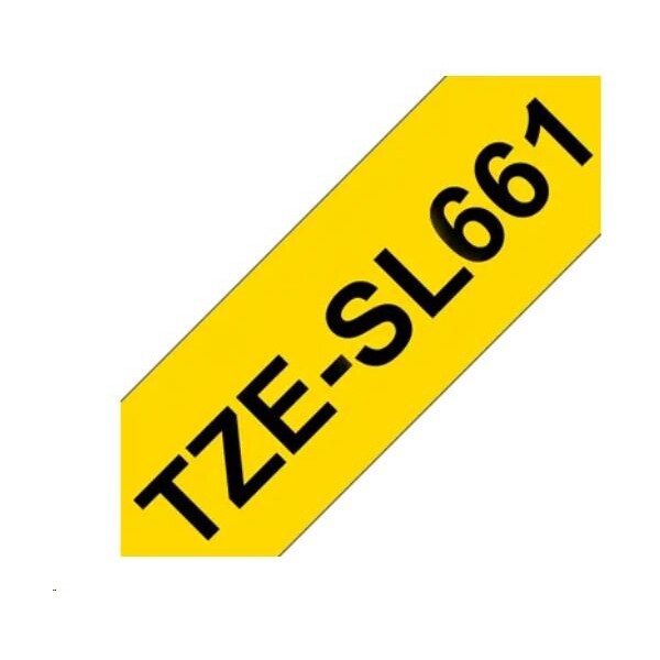 Brother Tze-SL661 páska čierna na žltom 36 mm extra lepidlo