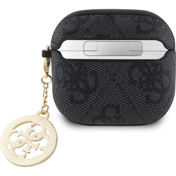 Guess 4G Script PC/PU Charm puzdro AirPods 4 čierne - Puzdra - Obrázok 97ae300c34da4a9ca8dc1eee398e6f2a
