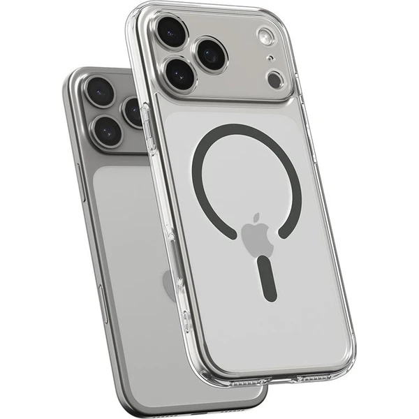 Spigen Ultra Hybrid MagSafe kryt iPhone 17 Pro clear graphite - Puzdra - Obrázok 97b4f1e23fd94e83946f0b5c2e558f30