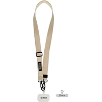 OBAL:ME NeckTag Ribbon popruh na telefón béžový - Popruhy a crossbody