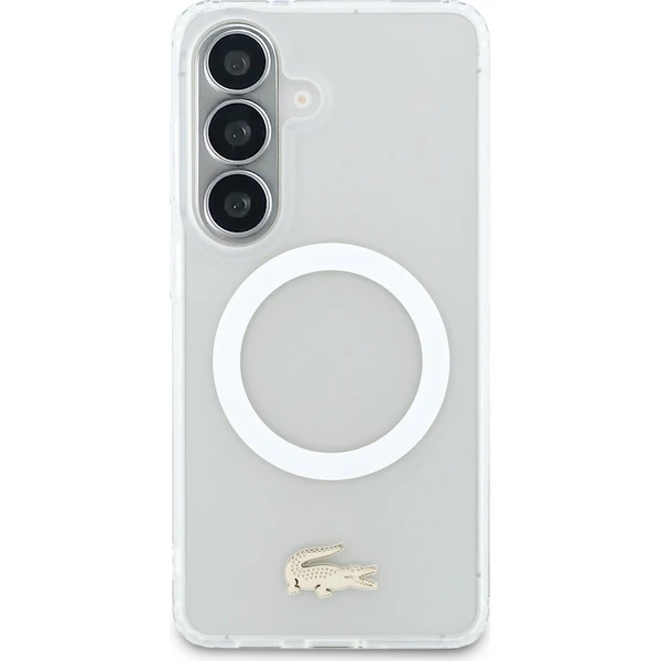 Lacoste PC/TPU Frosted Finish Zlaté logo Magnetický kryt Samsung Galaxy S26 biely - Puzdra - Obrázok 97e488888f404b60bfb1b43af8d72f26