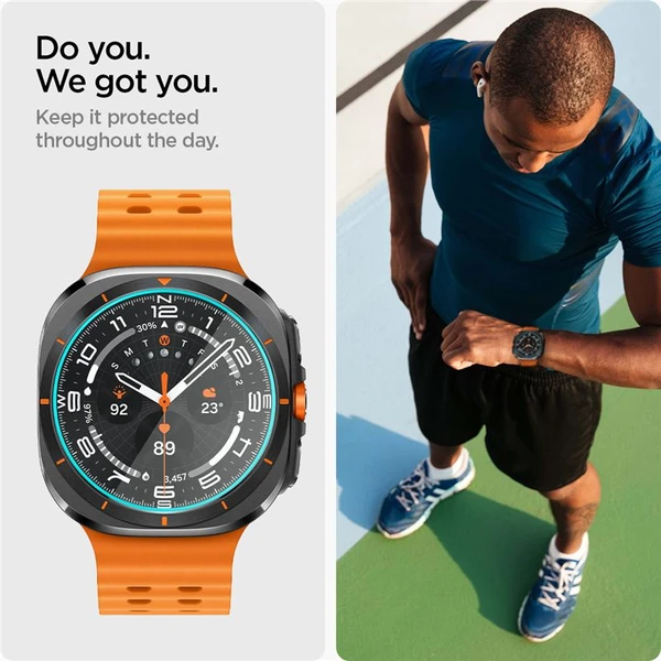 Spigen Glass TR EZ Fit sklo Samsung Galaxy Watch Ultra číre (2 ks) - Ochranné fólie a sklo - Obrázok 97e5ea754a40425db3d8c6d69d9ee95f
