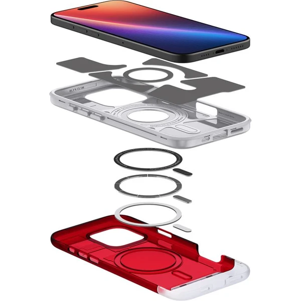 Spigen Classic C1 MagSafe kryt iPhone 16 Pro ruby - Puzdra - Obrázok 97e9ab795a484e0f93b477e614967242
