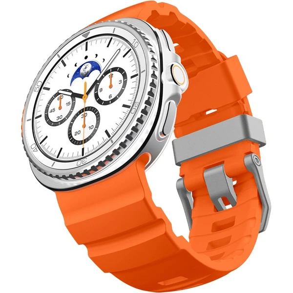 Spigen Silicone Band remienok Samsung Galaxy Watch8/Classic 46mm/44mm/40mm oranžový - Remienky - Obrázok 97ece596afd04cb2a83bc0e880d27b26