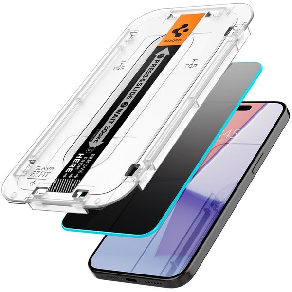 E-shop Spigen Glass TR EZ Fit HD Privacy sklo iPhone 15 Pro