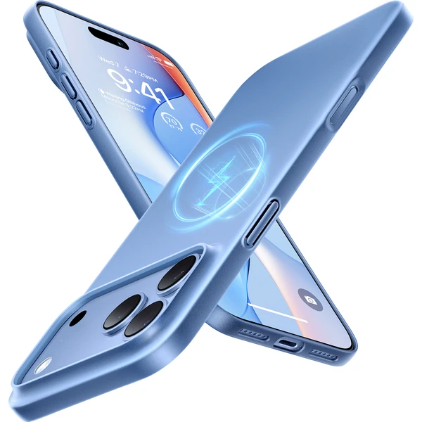 Torras OriginFit MagSafe kryt iPhone 18 Pro Max modrý - Puzdra - Hlavný obrázok
