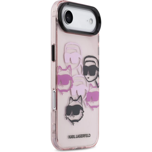 Karl Lagerfeld IML Multi K&CH Heads Zadný Kryt pre iPhone Air ružový - Puzdra - Obrázok 98383317b0394d3f8f099a6a110e9f1a