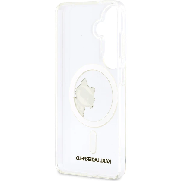 Karl Lagerfeld IML Choupette Peekaboo Logo Magnetický kryt Samsung Galaxy S26 priehľadný - Puzdra - Obrázok 985ca4bfe7de42b29cd9d72871dc7198