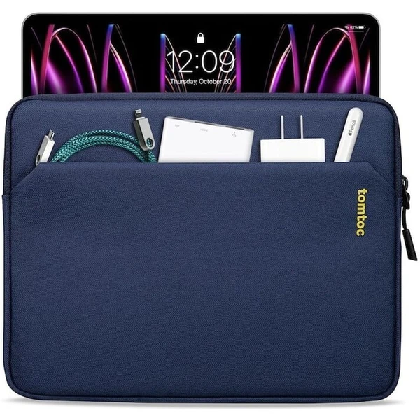 Tomtoc obal pre 12,9" iPad Pre tmavo modrá - Puzdra - Obrázok 9870000N01