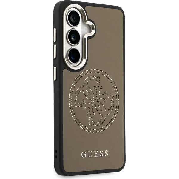 Guess PU perforovaný 4G logo magnetický kryt Samsung Galaxy S26 hnedý - Puzdra - Obrázok 987f91a3ca7440a7af11185a54eba346