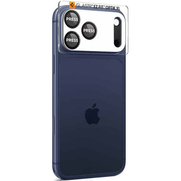 Spigen Glass TR EZ Fit Optik Pro XL sklo na fotoaparát iPhone 17 Pro čierne - Ochranné fólie a sklo - Obrázok 9896b640084c4985953ec20f2b65f3d5