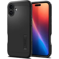 Spigen Tough Armor MagSafe kryt iPhone 16 black - Puzdra