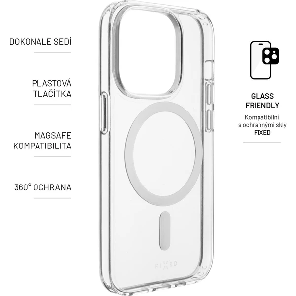 FIXED MagPure kryt s Magsafe Apple iPhone 14 Pro číry - Puzdra - Obrázok 98EH100501