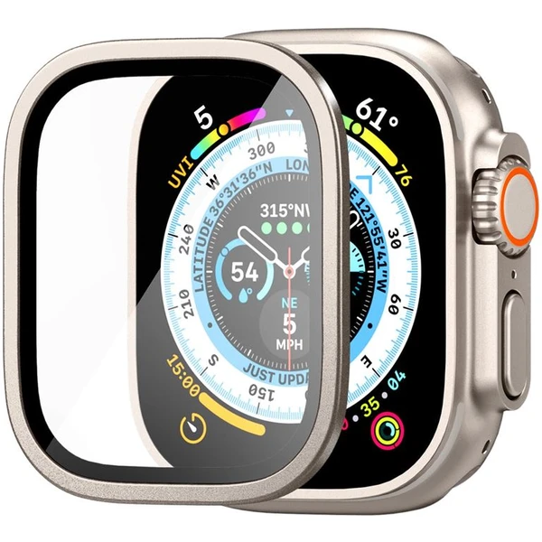 Spigen Glass tR Slim Pro 1 Pack tvrdené sklo Apple Watch Ultra 49mm sivé - Ochranné fólie a sklo - Obrázok 98JA000601