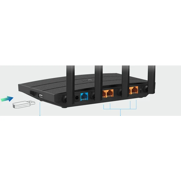 TP-Link Archer C6U Wi-Fi 5 router čierny - Wi-Fi routery - Obrázok 98KN600301