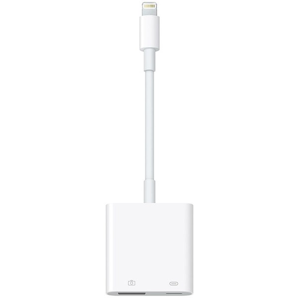 E-shop Apple Lightning -> USB-A/USB-C redukcia pre kamery biela