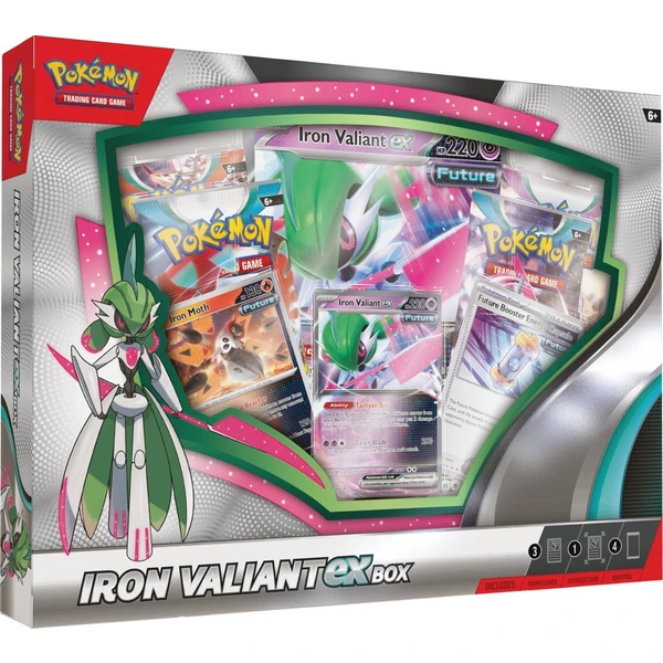 Pokémon TCG: Roaring Moon / Iron Valiant ex Box - Pokémon karty - Obrázok 98O8G00101