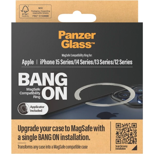 PanzerGlass MagSafe Ring nalepovací krúžok pre iPhone 16/15/14/13/12 - Vychytávky - Obrázok 98TS100501