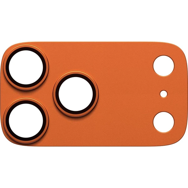 PanzerGlass® FENDER hliníková ochrana fotoaparátu Apple iPhone 17 Pro Max oranžová - Ochranné fólie a sklo - Obrázok 98XL000K01