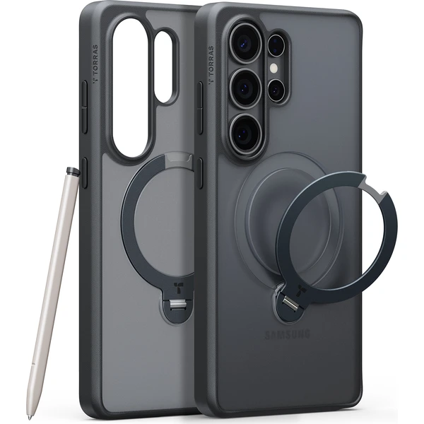 Torras Ostand Q3 Spin MagSafe kryt Samsung Galaxy S26 Ultra obsidian black - Puzdra - Obrázok 98a8fefbfe1a4c64b3a7e702a6bd2e08