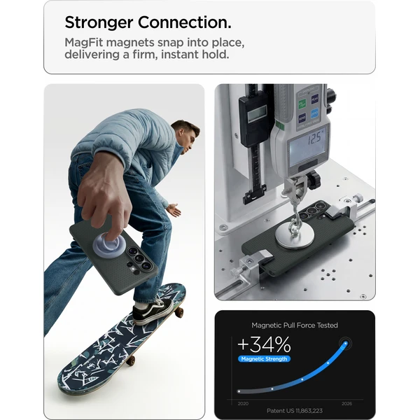 Spigen Liquid Air MagSafe kryt Samsung Galaxy S26 Ultra zelený - Puzdra - Obrázok 98b173521a2247f4aa472a675cf2f236