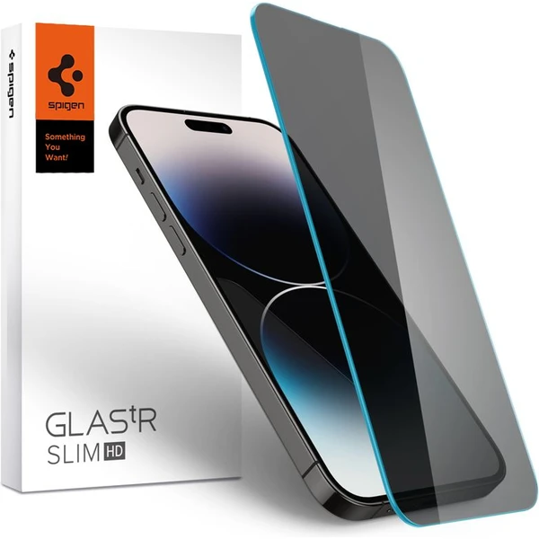 Spigen Glass TR Slim HD 1 Pack Anti Glare/Privacy sklo iPhone 14 Pro - Ochranné fólie a sklo - Hlavný obrázok
