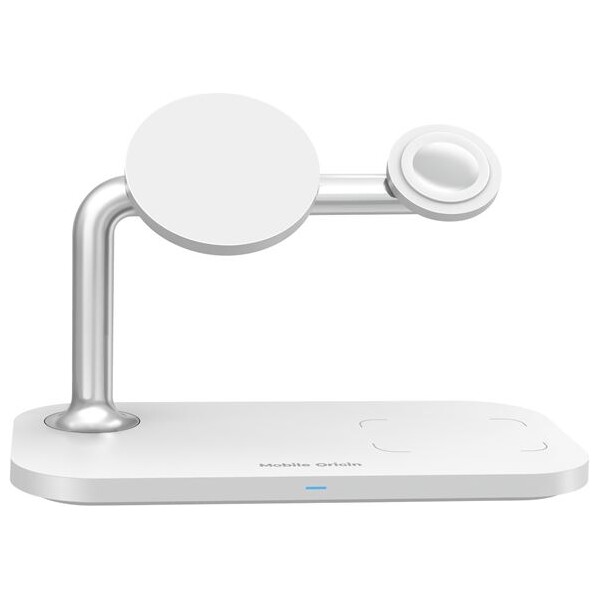 Mobile Origin 3v1 MagSafe bezdrôtová nabíjacia stanica biela