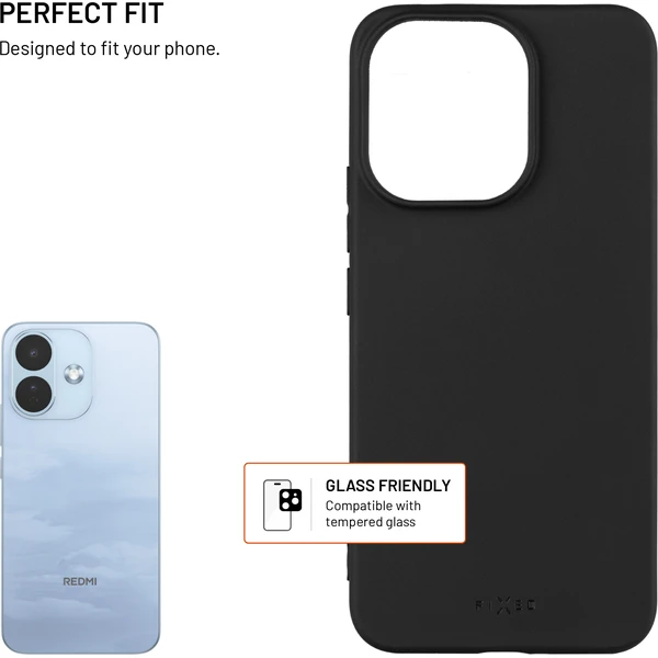 FIXED Story silikónový kryt Xiaomi Redmi Note 17 Pro 5G čierny - Puzdra - Obrázok 98e24410477d49b081b6a6cc8c3e22ff