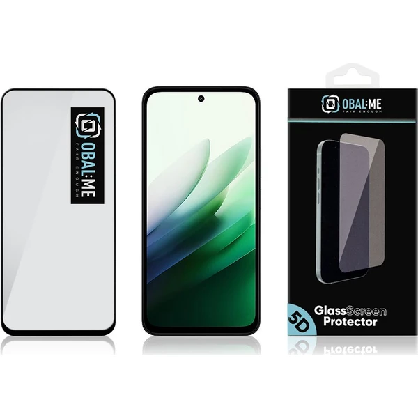 OBAL:ME 5D Tvrdené Sklo pre Xiaomi Redmi 15 5G čierne - Ochranné fólie a sklo - Obrázok 98e39a6d97df42d4b3c2a6b115cb7d10