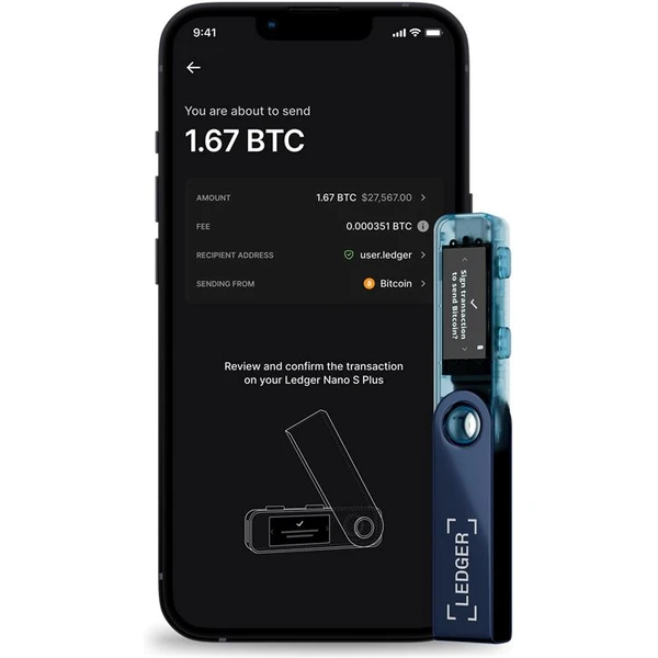 Ledger Nano S Plus krypto peňaženka (Android/MacOS/Windows/Ubuntu) Neptune Blue - Krypto peňaženky - Obrázok 98ea2f7f28b84c56b340aff675e8a0c6