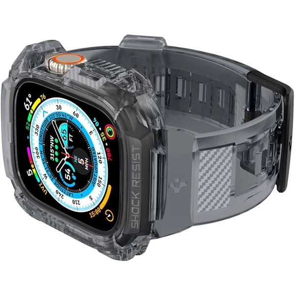 Spigen Rugged Armor Pro remienok s puzdrom Apple Watch Ultra 3/2/1 (49mm) dymový - Puzdra - Obrázok 98ef17bc0a334eedbf635f13be1e4bcf