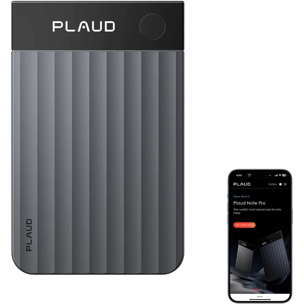 Plaud Note PRO AI hlasový záznamník čierny - Záznamové zariadenia - Hlavný obrázok
