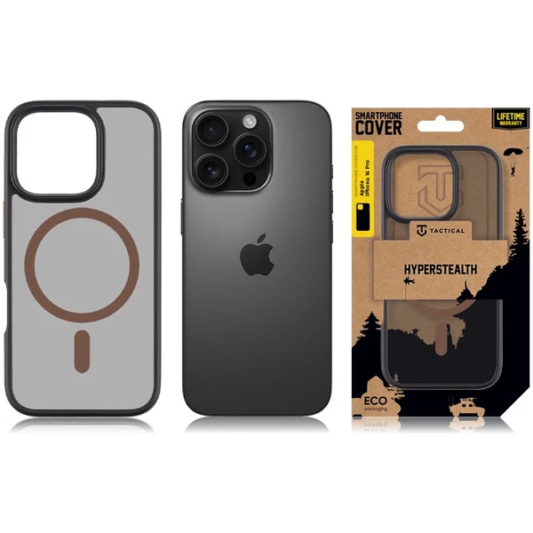 Tactical MagForce Hyperstealth 2.0 Kryt pre iPhone 16 Pro Black/Moucha Moose - Puzdra - Obrázok 990625590a8f4f69b0aa4fd25153866e