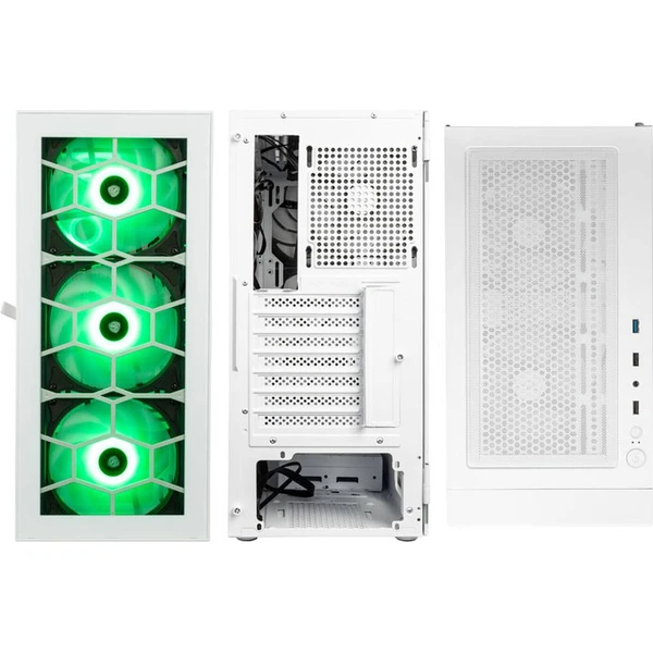 Kolink Observatórium HF Glass ARGB biela - Počítačové skrine - Obrázok 9909bf2150464d509497d621eb028cc2