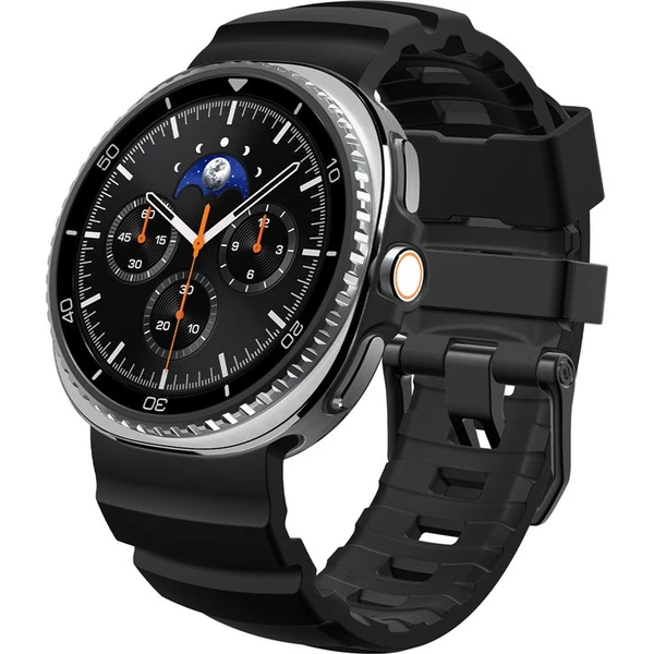 Spigen Silicone Band remienok Samsung Galaxy Watch8/Classic 46mm/44mm/40mm čierny - Remienky - Obrázok 99122d36ba47479d89d68be97cc22da1