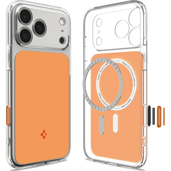 Spigen Ultra Hybrid T MagSafe kryt iPhone 18 Pro/17 Pro lesklá oranžová - Puzdra - Obrázok 991e376ad5ff4e908d364d6fa2abb2e2