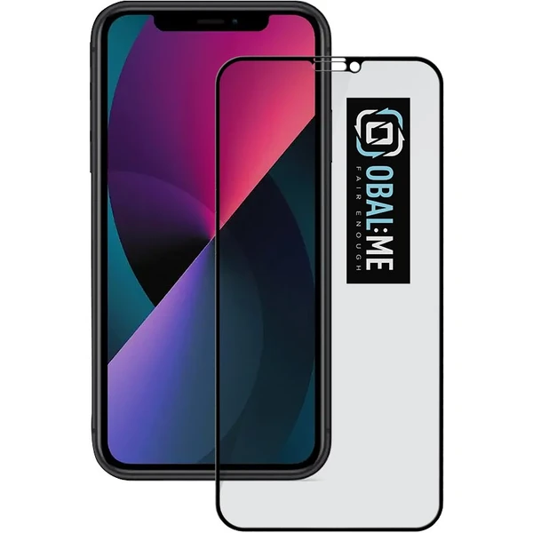 OBAL:ME Privacy 5D tvrdené sklo Apple iPhone 11/XR čierne - Ochranné fólie a sklo - Hlavný obrázok