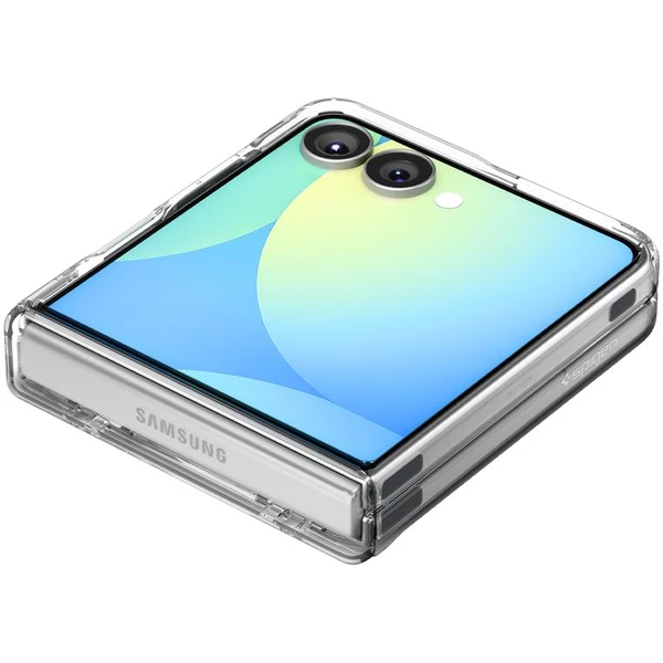Spigen Ultra Hybrid Pro MagSafe kryt Samsung Galaxy Z Flip7 číry/biely - Puzdra - Obrázok 995eb7af63144ebb93e0b39064b4ed05