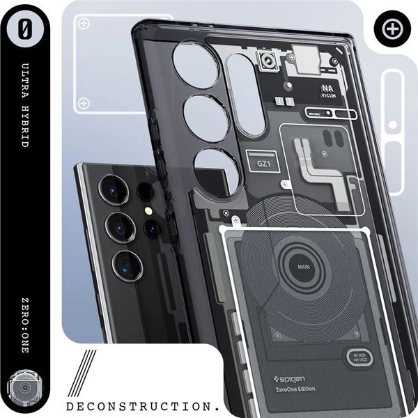 Spigen Ultra Hybrid kryt Samsung Galaxy S24 Ultra zero one - Puzdra - Obrázok 9963000N01