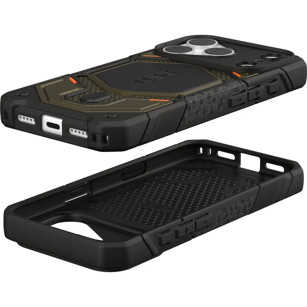 UAG Monarch Pro MagSafe Kevlar kryt iPhone 18 Pro/17 Pro zelený - Puzdra - Obrázok 9967029441544b538e845b72ad9a4b0c