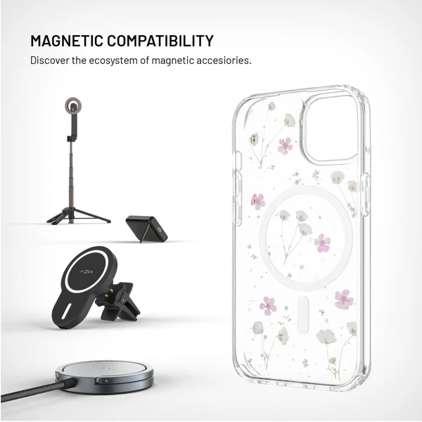 FIXED MagBloom kryt s MagSafe Apple iPhone 15 Blush Plum - Puzdra - Obrázok 9988610013fc4d90b6f8668e88d47d39