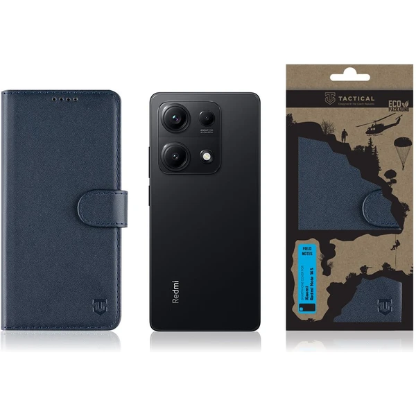 Tactical Field Notes púzdro Xiaomi Redmi Note 14S modré - Puzdra - Obrázok 999a743d6f6f4edaaf053d67aef299a6