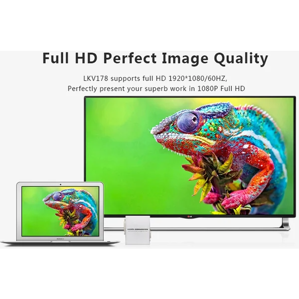 PremiumCord Mini DisplayPort -> HDMI/DVI-I/VGA redukcia strieborná - Káble a redukcie - Obrázok 99H0000401
