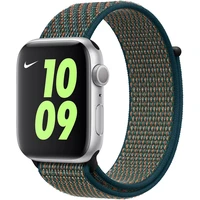 Apple Watch prevliekací športový remienok Nike 40/38mm Hyper Crimson / Neptune Green - Remienky
