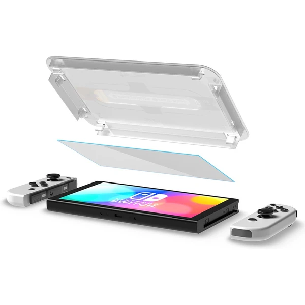 Spigen Glass tR EZ Fit tvrdené sklo pre Nintendo Switch OLED (2 Pack) - Ochranné fólie a sklo - Obrázok 99K4G00101