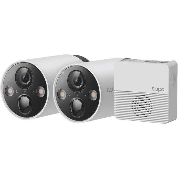 TP-Link Tapo C420S2 2 ks + hub biela - IP kamery - Hlavný obrázok