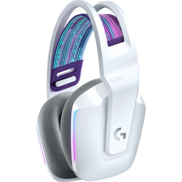 Logitech G733 LIGHTSPEED bezdrôtové herné slúchadlá 7.1 biela - Slúchadlá - Obrázok 99PO600301