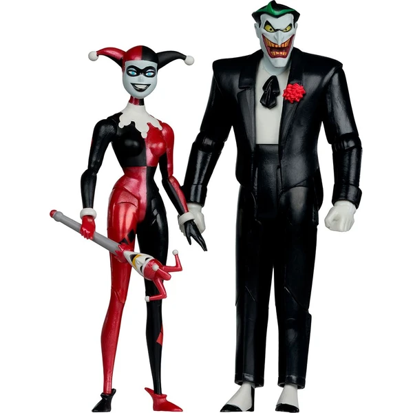Akčné figúrky McFarlane Toys Batman: The Animated Series - Harley Quinn and Joker (Gold Label) - Figúrky - Hlavný obrázok